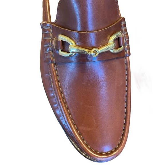 Bruno Magli Kurt Mens Cognac Loafers Size 8 - Picture 6 of 9